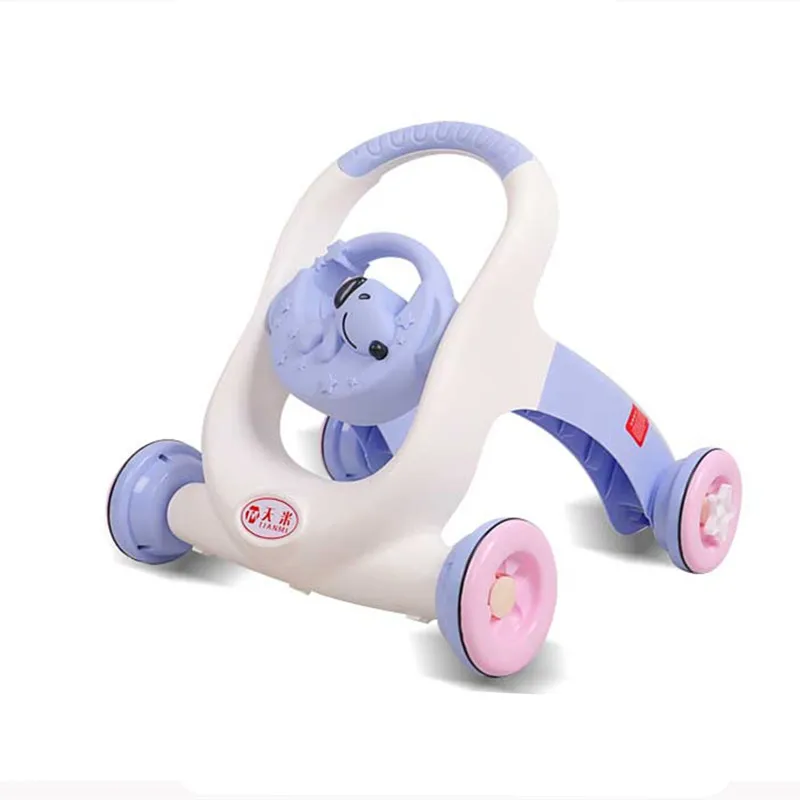 Тележка Baby walker для детей 6-7-18 месяцев с защитой от опрокидывания учится ходить