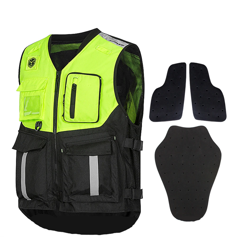 Мотоциклетная куртка SCOYCO Светоотражающий Жилет из сетчатого материала для