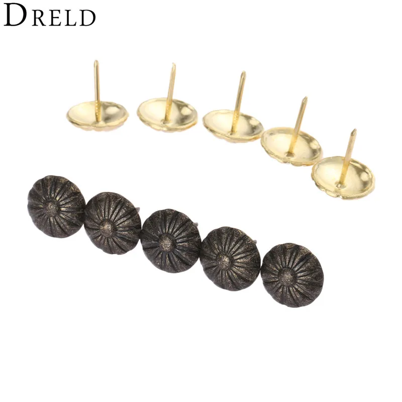 DRELD 10 шт. 19*20 мм обивка для ногтей Tachas Подарочная коробка ювелирных изделий