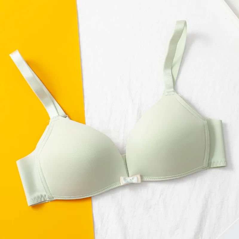 Roseheart женский модный зеленый розовый беспроводной мягкий бюстгальтер пуш-ап