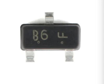 

100pcs/lot New original LBAT54ALT1G LBAT54A B6 SOT-23 30V/200mA SMD Schottky diode+