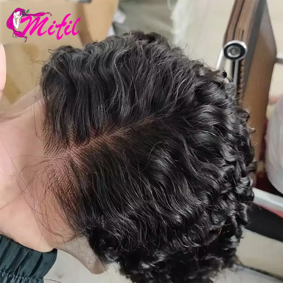 

180% Peruvian Kinky Curly Wig 30 Inch 4x4 Lace Closure Human Hair Wigs 4x4 Closure Frontal Kinky Curly Wig Human Hair For Women