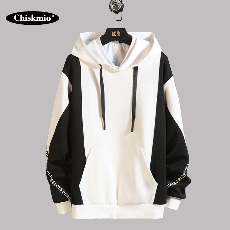 Женская толстовка с капюшоном Chiskmio цветной пуловер в стиле пэчворк Женский