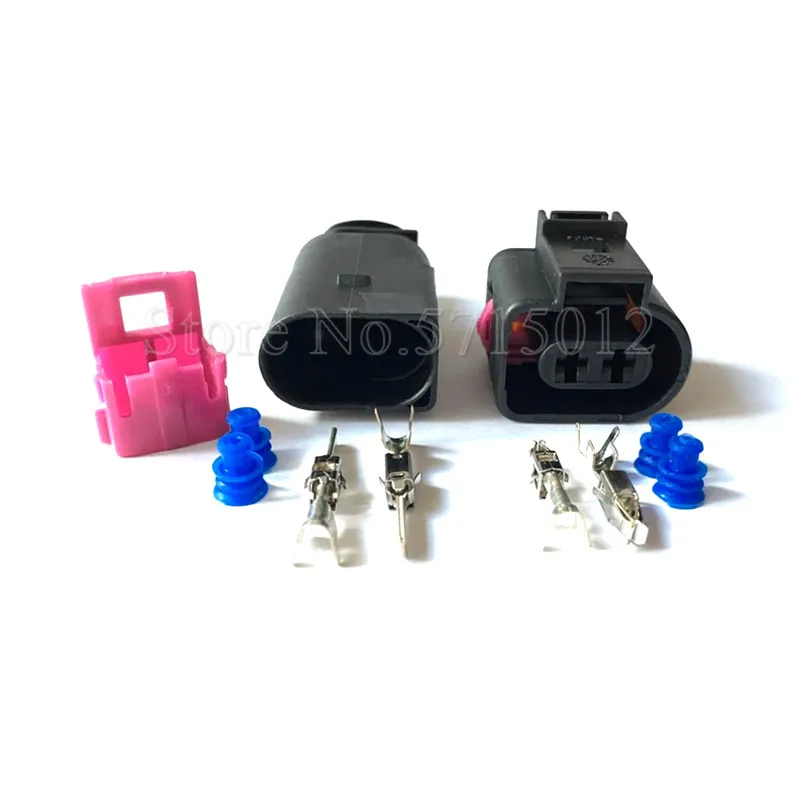 Автомобильный разъем, 3,5 мм, 2 отверстия, 1J0973722 8D0973822 Электрический рожковый разъем 1J0 973 722 1717692-1 8D0 973 822 для VW Автомобильный разъем, 3,5 мм, 2 отверстия, 1J0973722 8D0973822 Электрический рожковый разъем 1J0 973 722 1717692-1 8D0 973 822 для VW