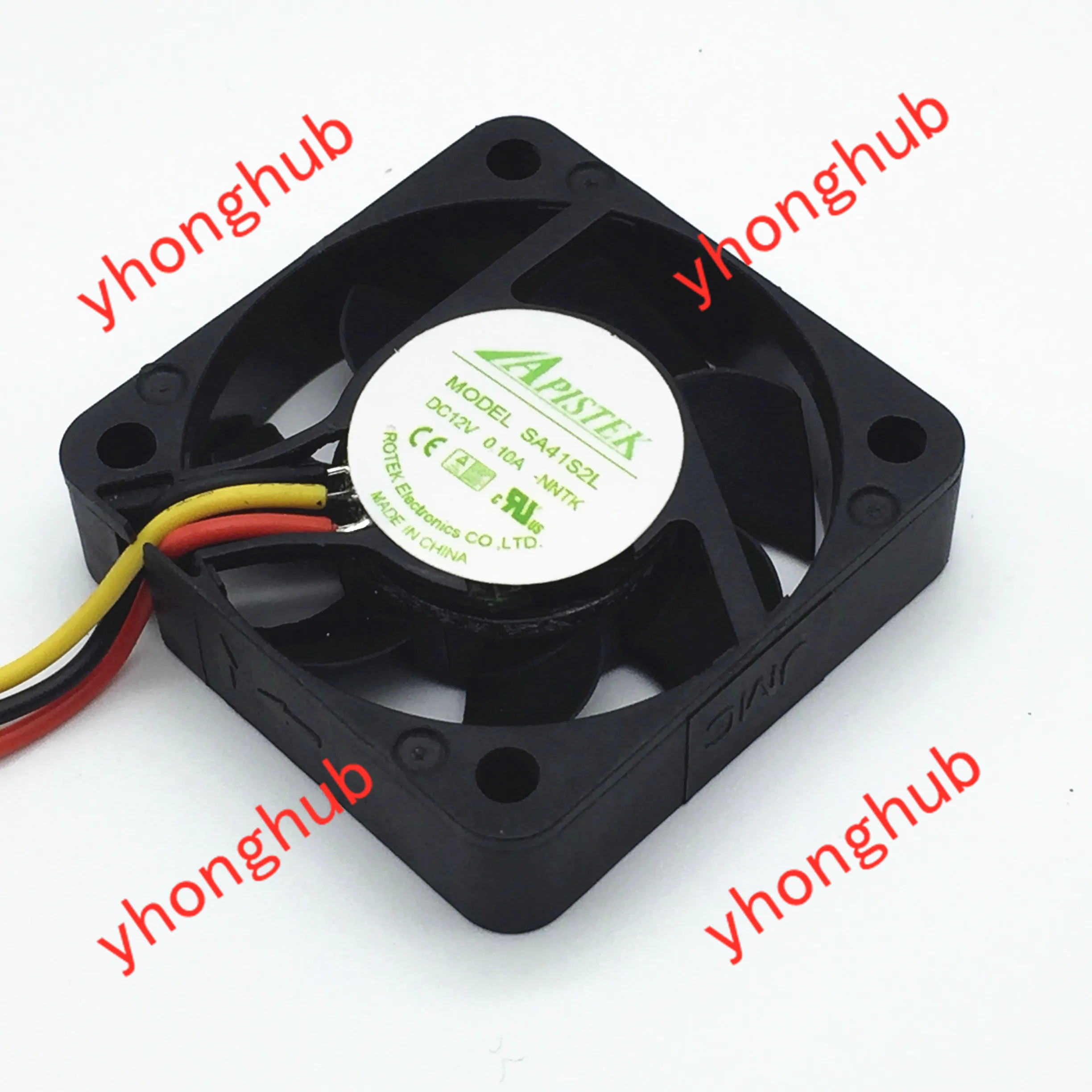 APISTEK SA41S2L DC 12V 0.1A 40x40x10 мм 3-Провода Сервер вентилятор охлаждения | Компьютеры и офис