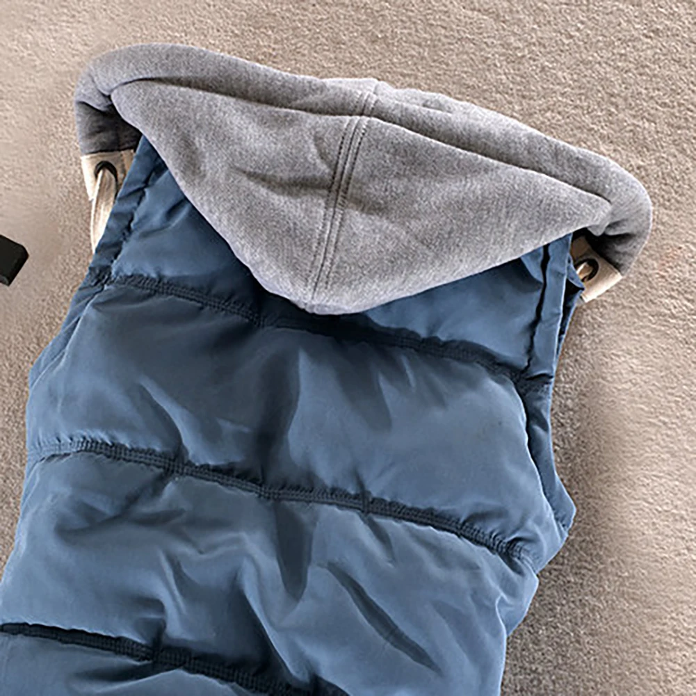 

Women Vest Winter Coat Ladies Gilet Colete Feminino Casual Pocket Hooded Waistcoat Female Sleeveless Jacket Plus Size M-4XL