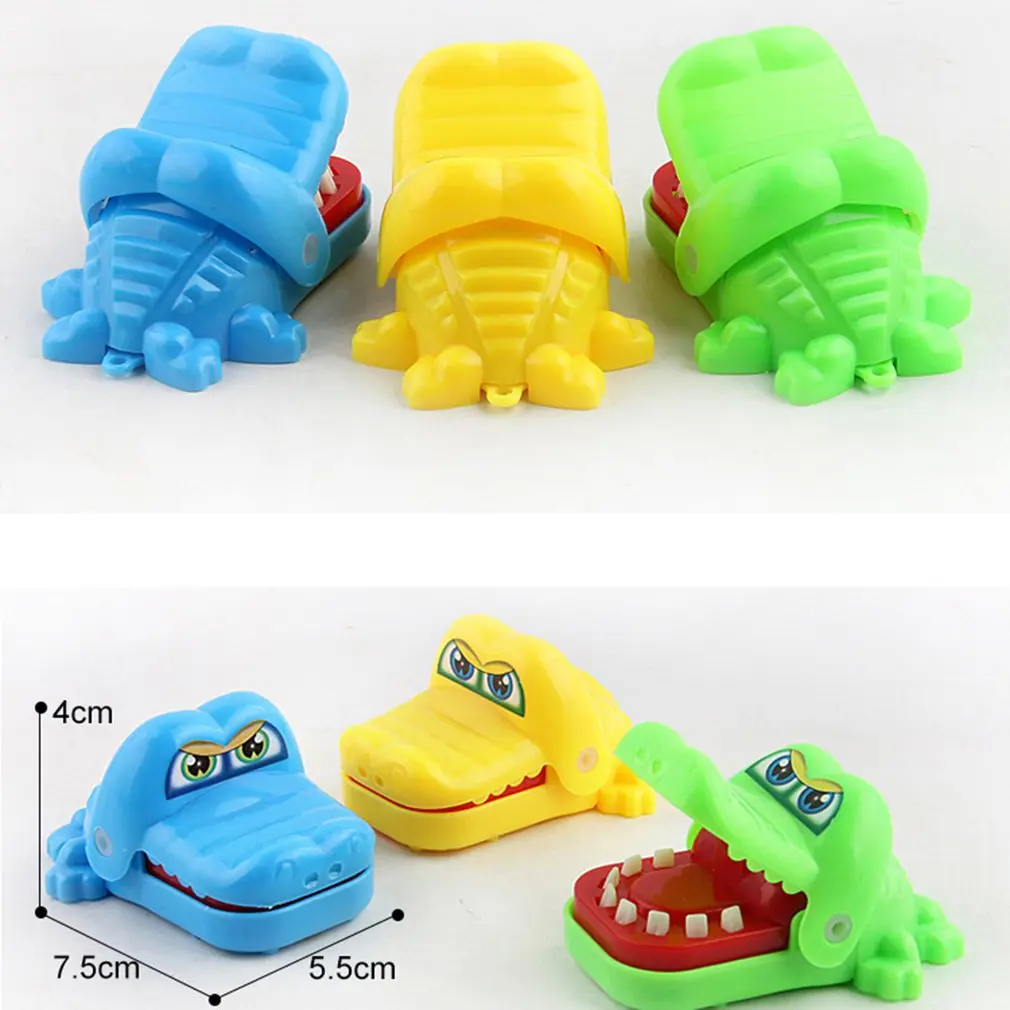 

Novelty Toys Bite Finger Game StopStress Animal Shark Crocodile Hippo Dog Kids Toys Funny Gags Practical Jokes Mouth Bite Finger