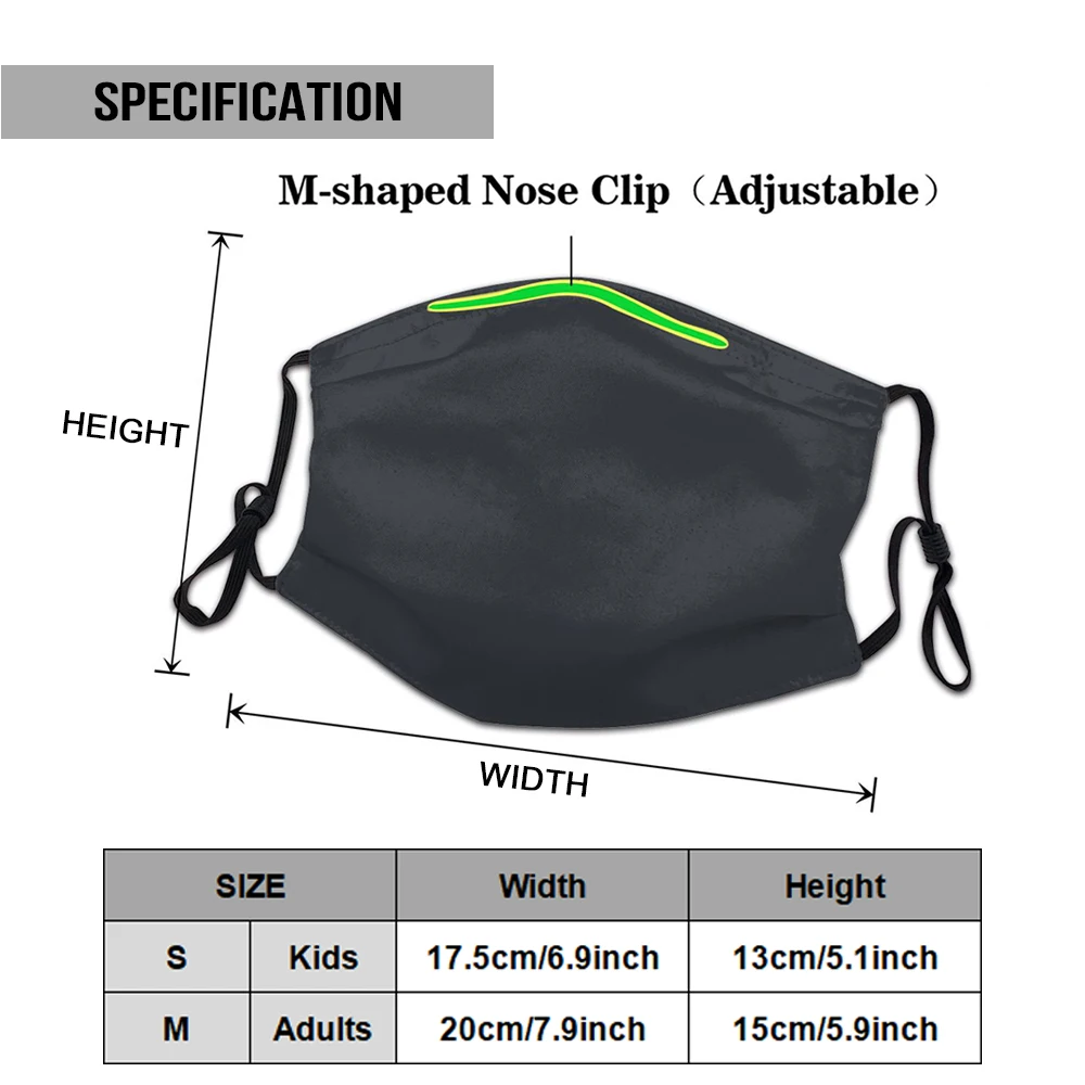 Антизагрязнительная маска Экстраблизнец Хоммес Ностромо Рипли Фильм Уэйланд Ютани Пакт Заменяемый фильтр Анти-PM2.5 вкл.