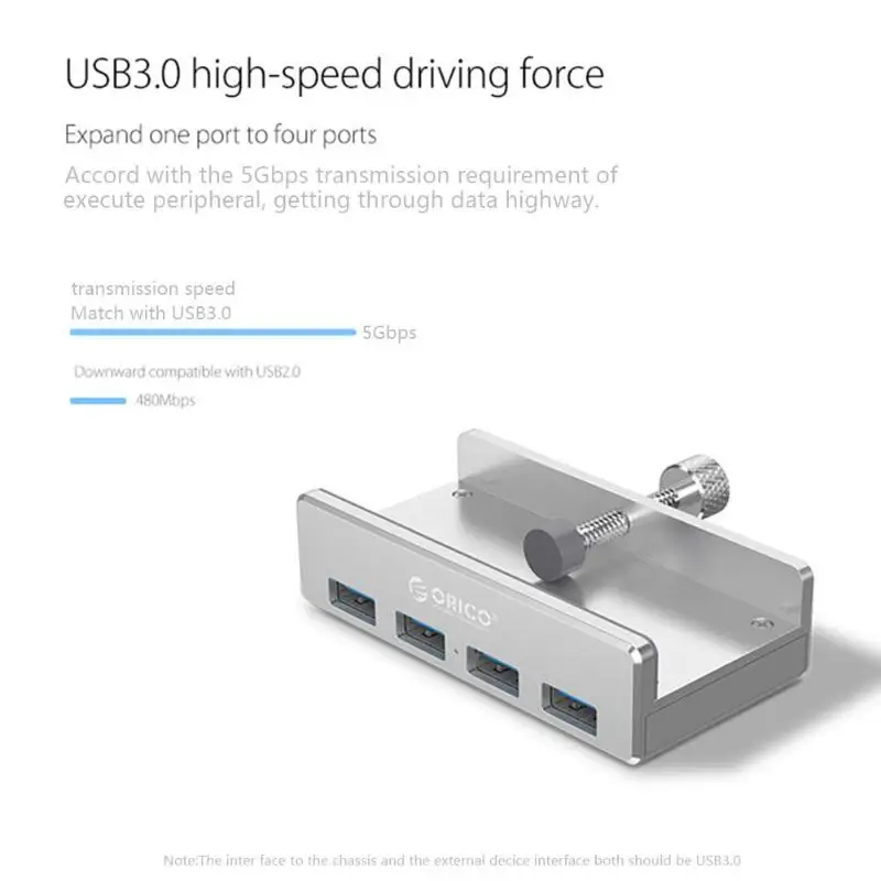 Orico USB 3 0 клеммы для проводов дизайн из алюминиевого сплава 4 порта концентратор