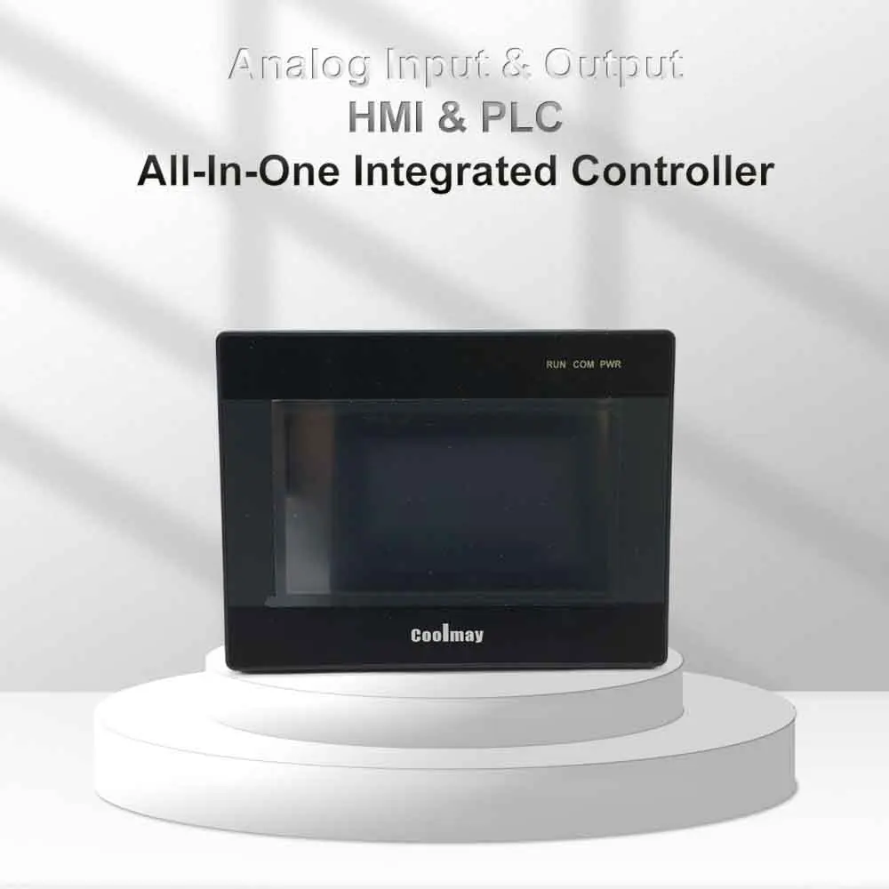 Интегрированный логический контроллер HMI PLC Все в одном 4 3 дюйма сенсорная панель