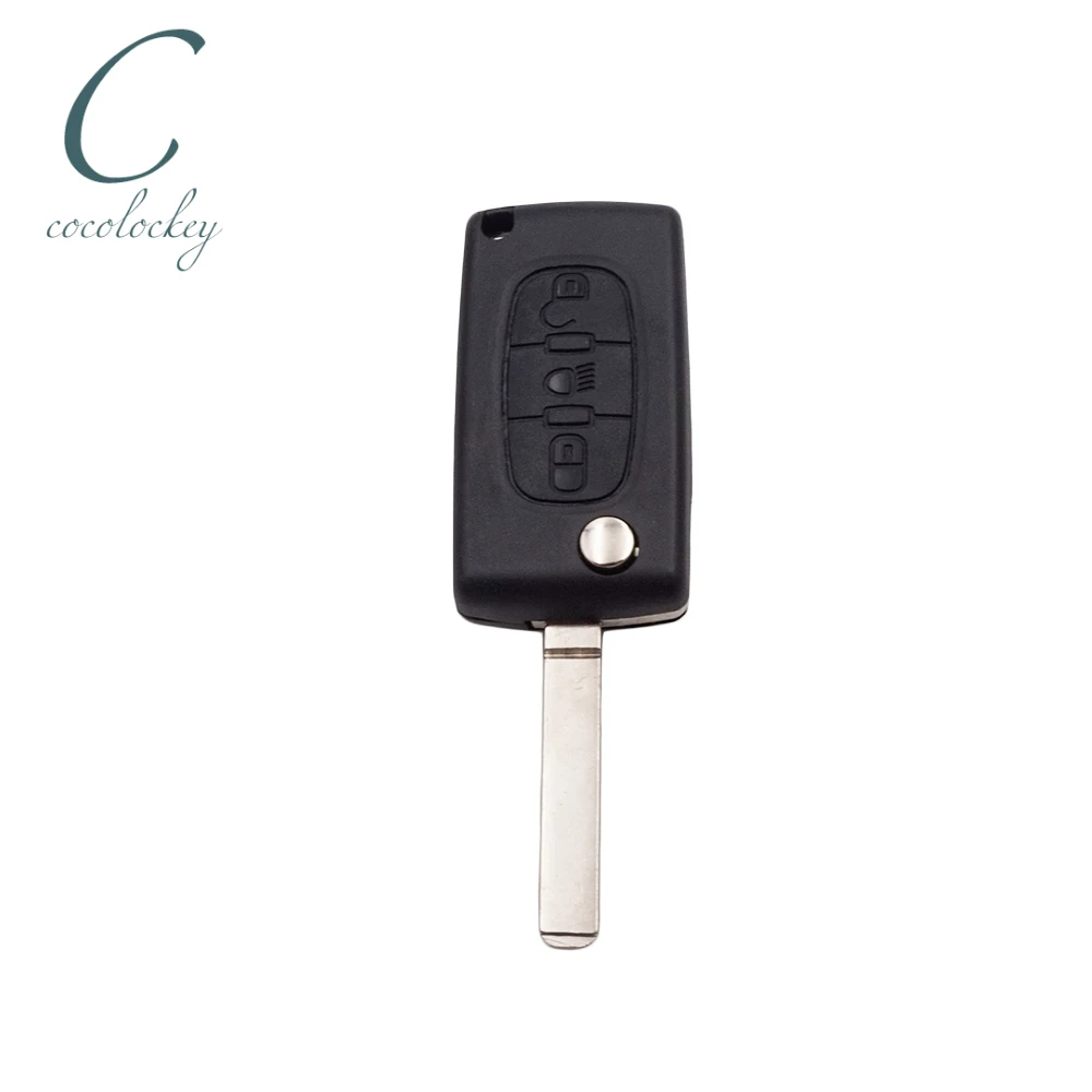 Cocolockey 3 кнопка Удаленное Управление оболочки для Citroen C3 C4 C5 C6 Picasso Peugeot 107 207 307 407 308 408