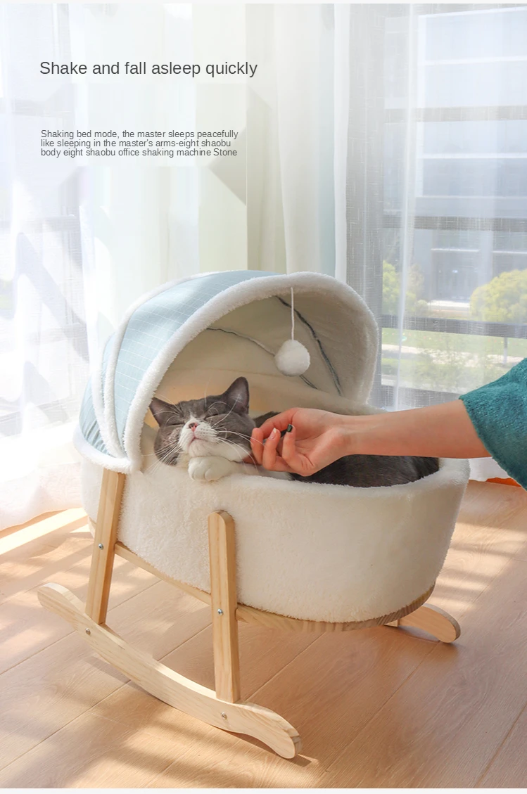 

TT Cat Nest Four Seasons Universal Cat Shaker House Crib Internet Celebrity Cat Bed Removable and Washable Mattress