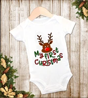 my first christmas pregnancy announcement baby bodysuit for newborns costume letter cartoon jumpsuit for boys baby girl clothes