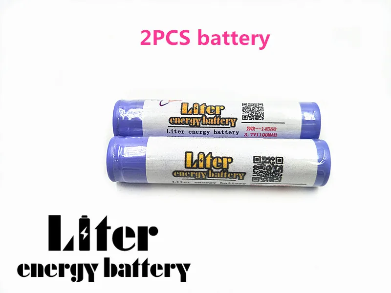 Черный Литровая энергетическая батарея 3,7 V 1500mAh 14650 литий-ионная аккумуляторная батарея+ дорожное зарядное устройство может использоваться для светодиодный фонарик - Цвет: Черный