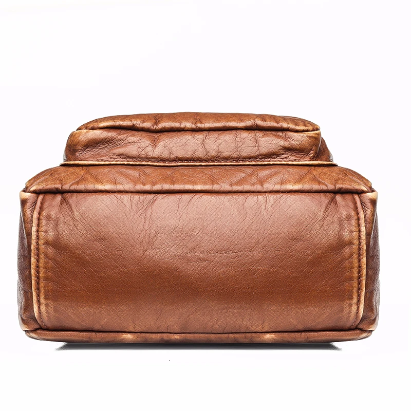 Женская винтажная сумка через плечо Bolsos Mujer однотонная из мягкой кожи новинка 2019 |