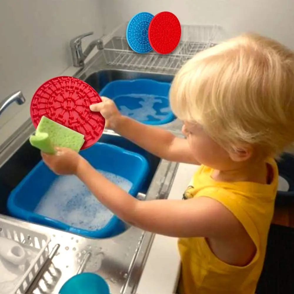 Коврик для собаки снятия стресса коврик с арахисовым маслом медленным