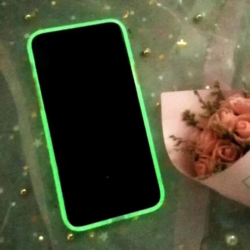 Светящийся чехол для телефона IPhone 11 Pro Max XS XR X 6 7 8 Plus защитный камеры контрастный