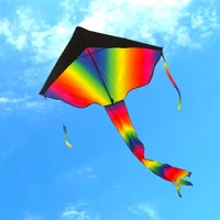rainbow kite colorful large outdoor beach summer fun holiday children adults