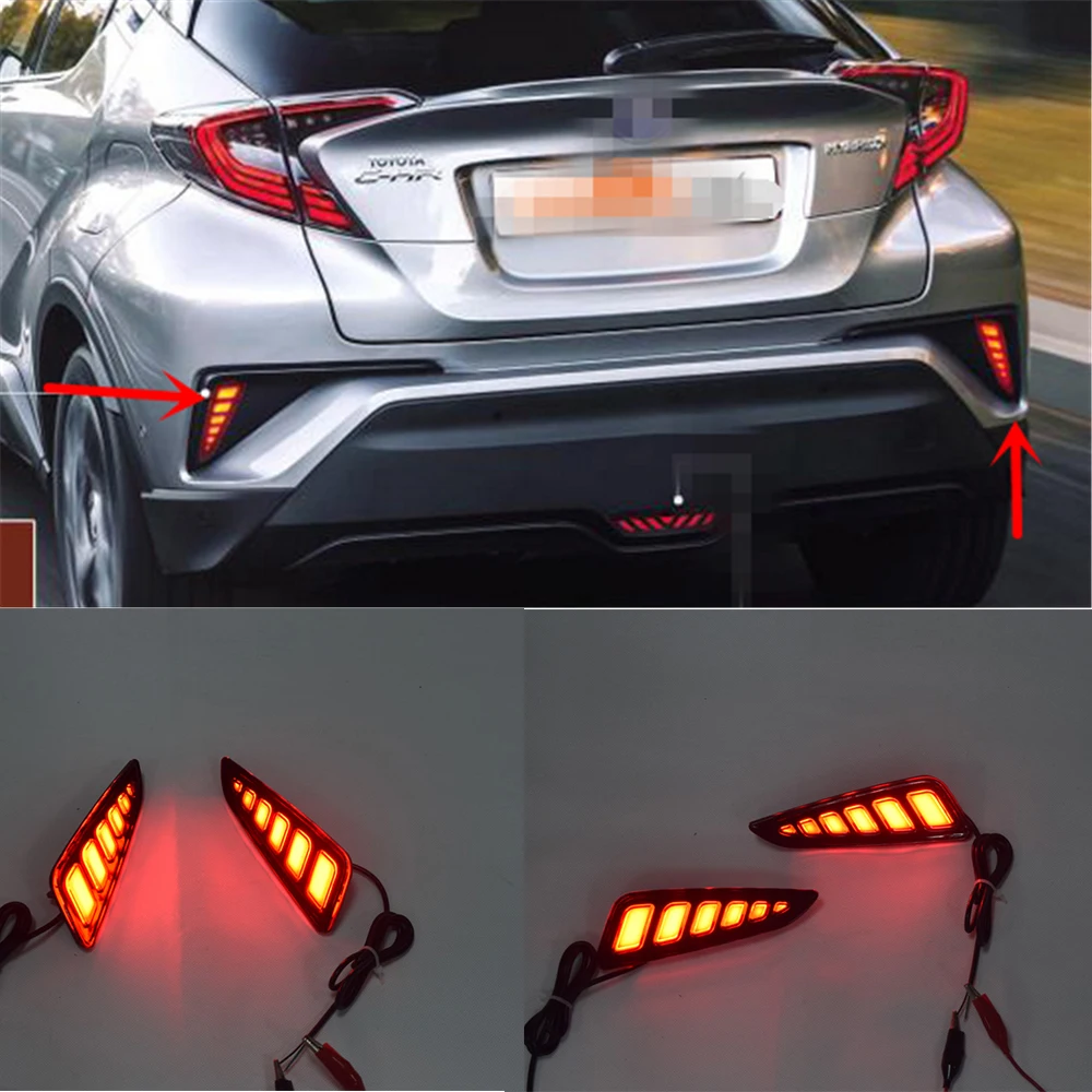 ECAHAYAKU 2 шт. Светодиодный отражатель лампа светильник ний бампер свет стоп для Toyota