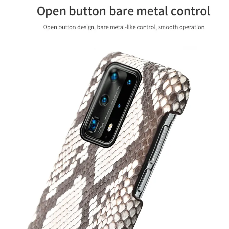 Для huawei p20 lite случае coque натуральной кожи питона для крышка телефон силиконовый