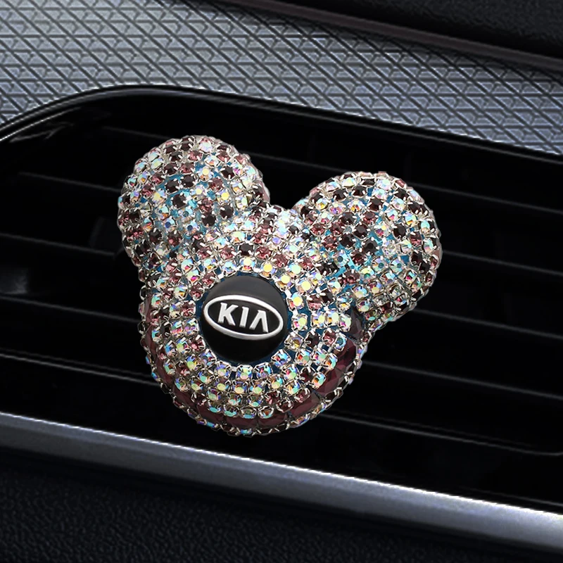 Автомобильный Кондиционер с Микки-Маусом освежитель воздуха для KIA Hyundai VW Opel Toyota