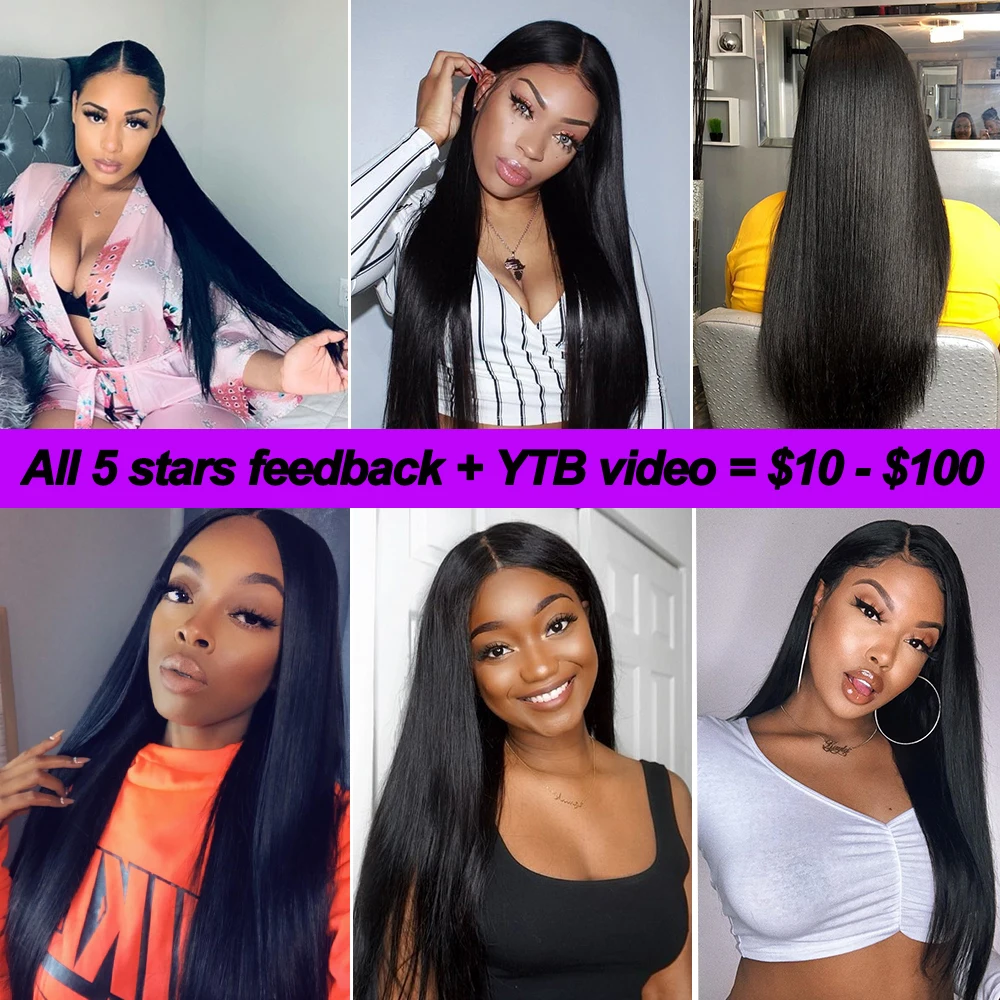 Прямые волосы 3 дюйма 4 пряди человеческие Remy для наращивания натуральные