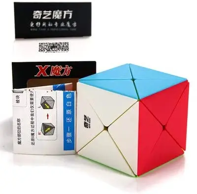Cuber Speed QiYi X Dino Skewbed магический куб без наклеек Qiyi Cube|Головоломки| |