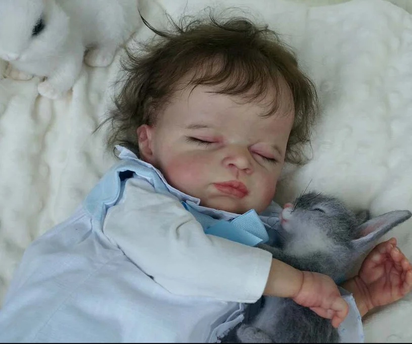 

Комплект Bebe Reborn, 17 дюймов, виниловые незакрашенные детали для кукол-реборнов Coco Reborn, набор для кукол без надписей «сделай сам»