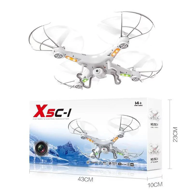 X5C-1 Дрон Профессиональный складной Квадрокоптер самолет WiFi камера передача от