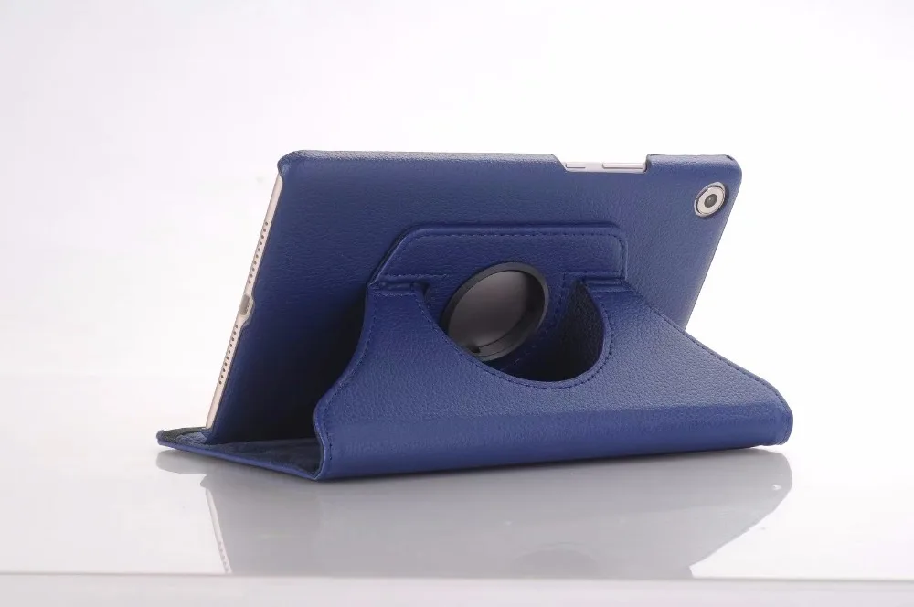 Ультралегкий кожаный чехол подставка с поворотом на 360 градусов для планшета Huawei