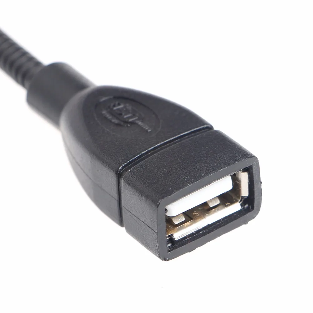 Гибкий сетчатый металлический Удлинитель USB 2 0 штекер-гнездо для передачи данных