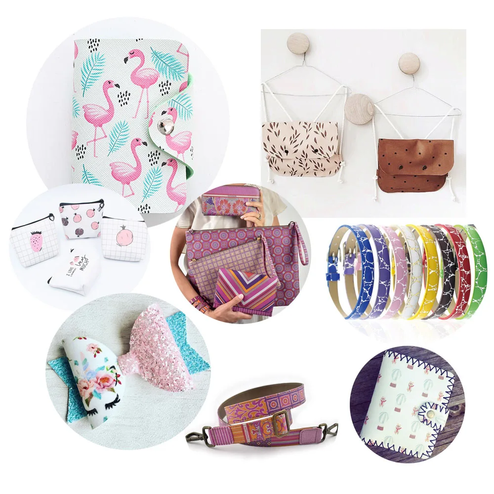 

Jelly Sheets Faux Leather Sheets Colorful PVC Synthetic Leather Fabric Hair Bows Making DIY Crafts Supplies 22*30cm/A4 1pc