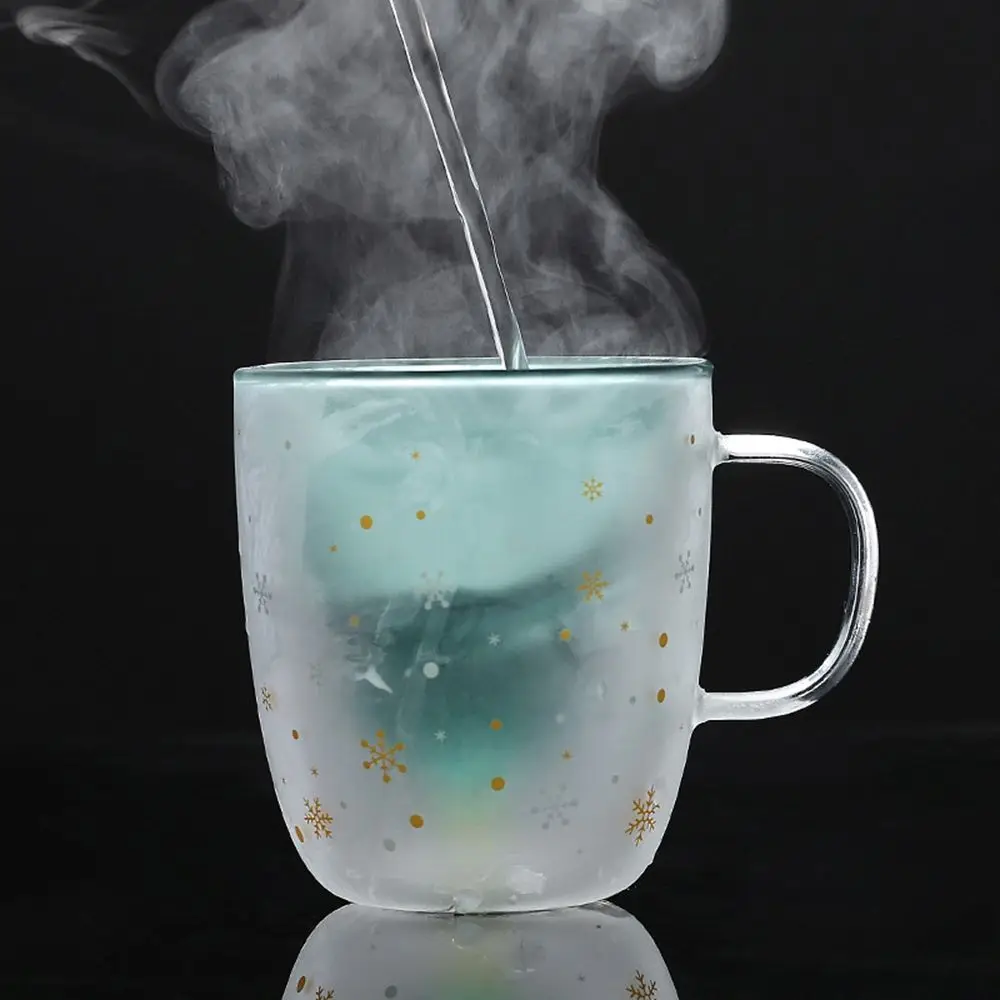 Милая Рождественская елка прозрачные стеклянные рождественские украшения