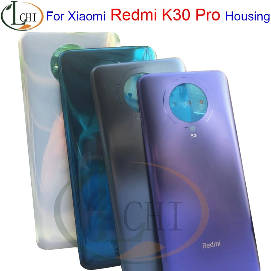 Оригинальная задняя крышка аккумулятора для Xiaomi Redmi K30 Pro стекло с клейкой