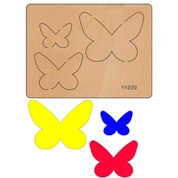 wooden die cutting clipboard technology die butterfly die yy220 is compatible with most manual die cutting
