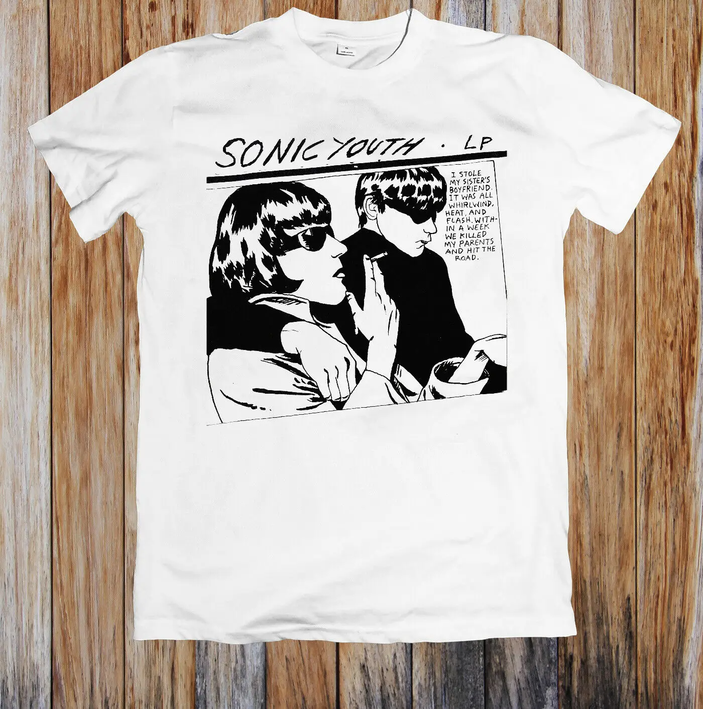 Мужская футболка в стиле ретро Sonic Youth Goo | одежда