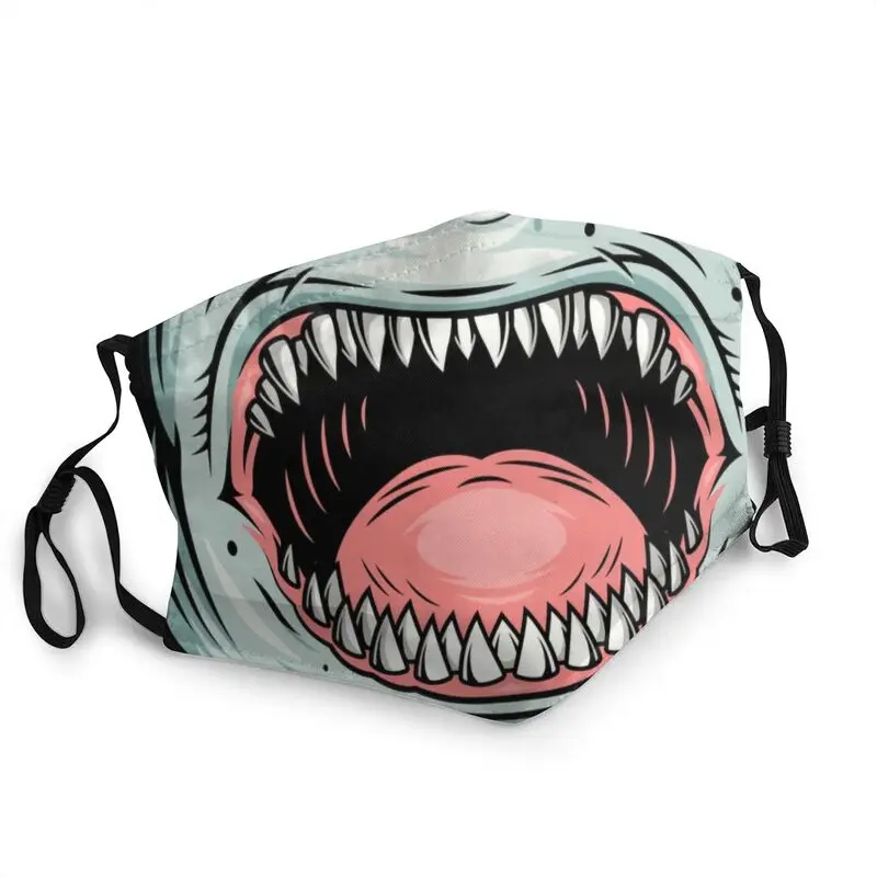 

Shark Mouth Non-Disposable Mouth Face Mask Adult Unisex Jaw Mask Anti Dust Haze Protection Cover Respirator Mouth Muffle