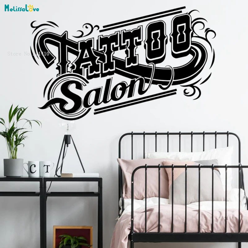 

Tattoo Salon Wall Decal Shop Sign Logo Vinyl Sticker Master Gift Decor Office Self-adhesive Living Room Art Murals YT1992