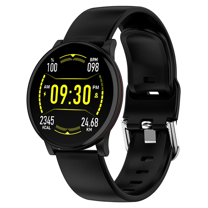 W9 Full Screen Touch Men Sport Pedometer Smart Watch IP68 Waterproof Fitness Tracker Heart Rate Monitor Women Clock Smartwatch |