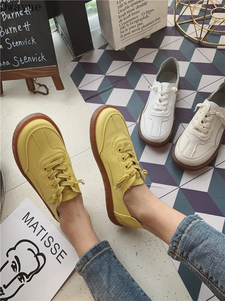 Женские корейские туфли на плоской подошве ins wild повседневная обувь красного и