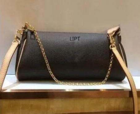 Новинка 2019 модная сумка-почтальон с цепочкой из трех предметов