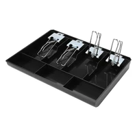 x7ab cash drawer register insert tray replacement cashier with metal clip 4 bills 3 coins for petty cash money storage box