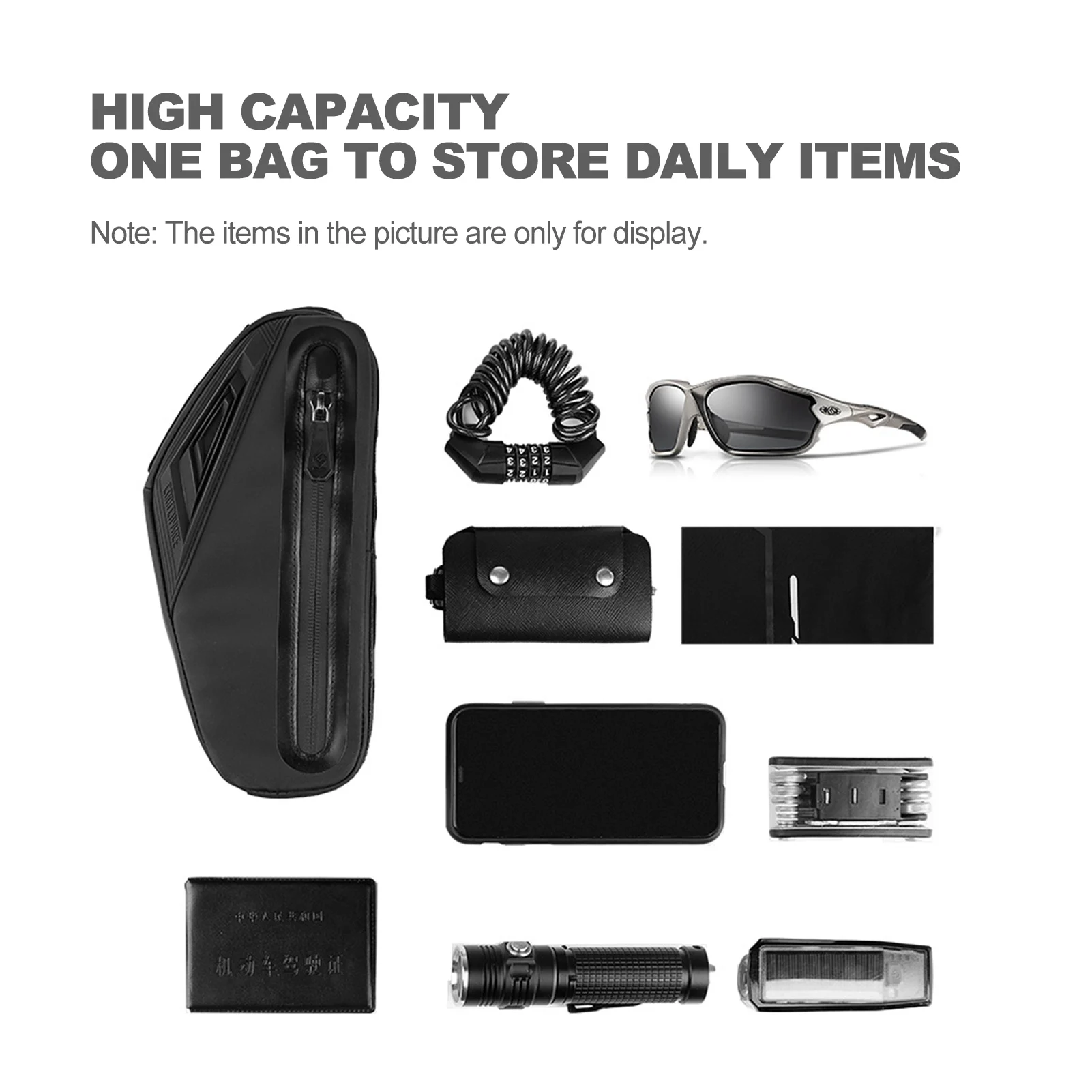 

Outdoor Sports Mountain/cross-country Bike Bicycle Frame Bag Large Capacity Waterproof Triangle Bike Pouch Bike Bag