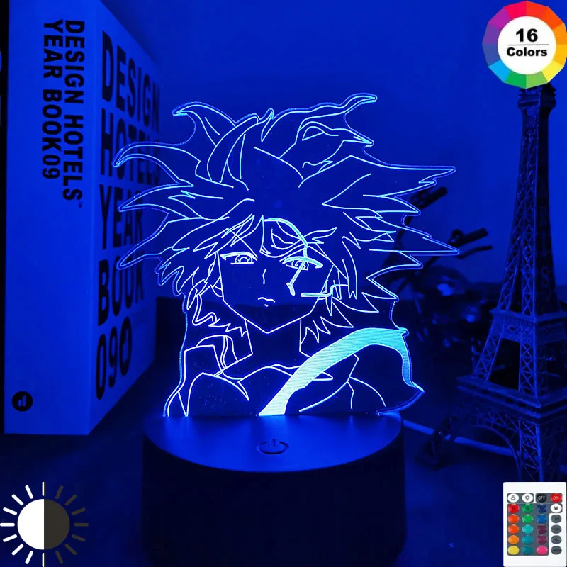 3d Светодиодная лампа Hunter X Killua для спальни ночсветильник декора акриловый в