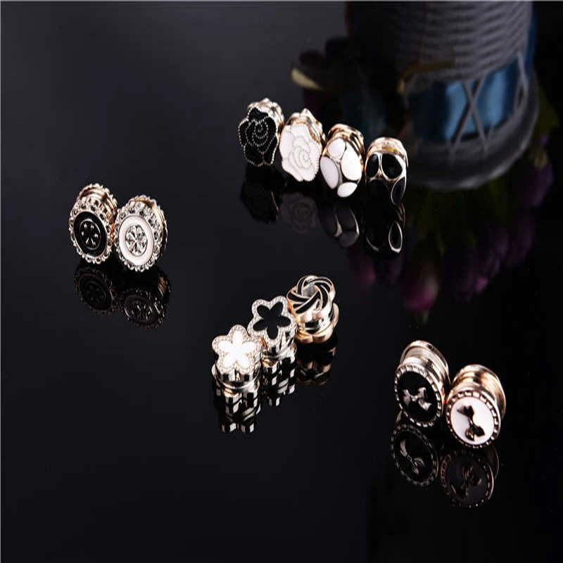 Новинка 2020 брошь на шарф из 12 шт. магнитные ювелирные изделия с кристаллами