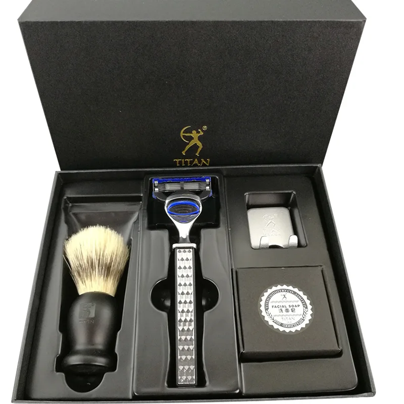 Бритвенная ручка металлическая бритвенная новый дизайн пять слоев лезвия