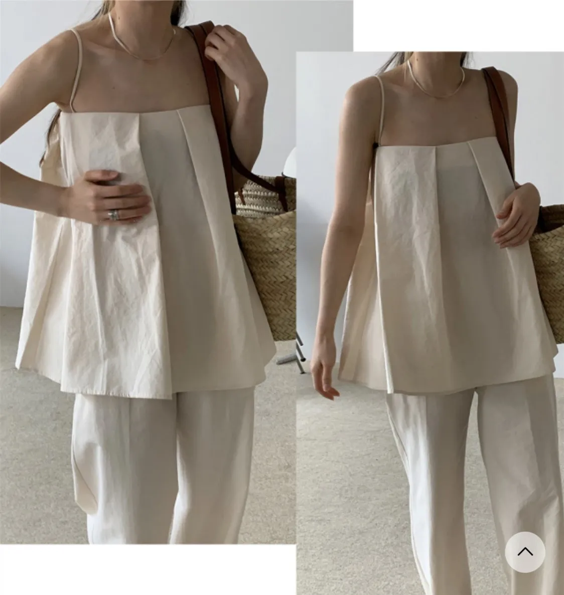 

Korean Style Women Sleeveless Camis Wild Solid Color Fashion Ladies Camis Summer New 2020 Women Tops U488