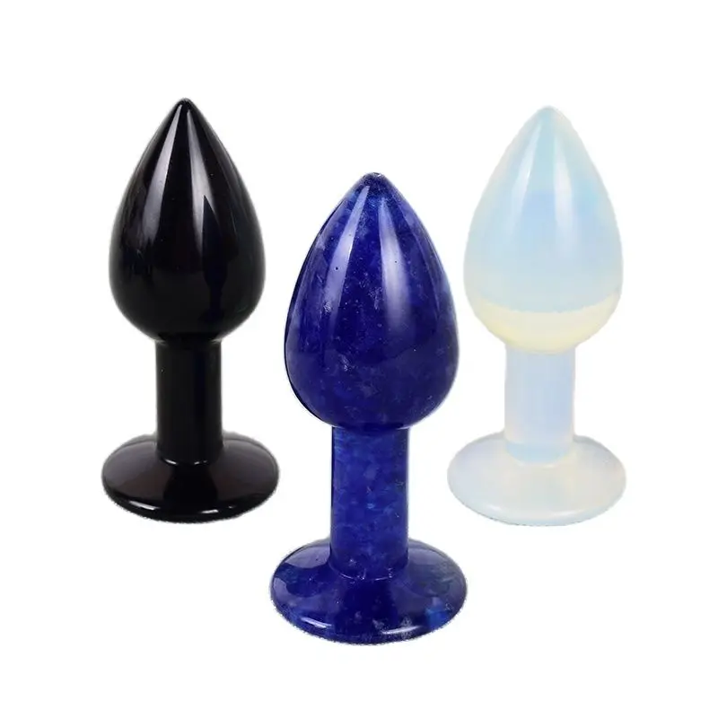 Obsidian Opalite стеклянная Массажная палочка для мужчин и женщин инструмент секса
