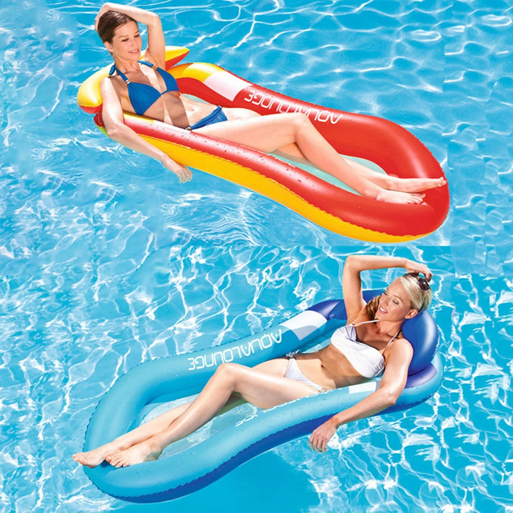 

Water Sports Inflatable PVC Pool Float Swimming Pool Lounger Floating Hammock Raft Outdoor Swimming Accessories