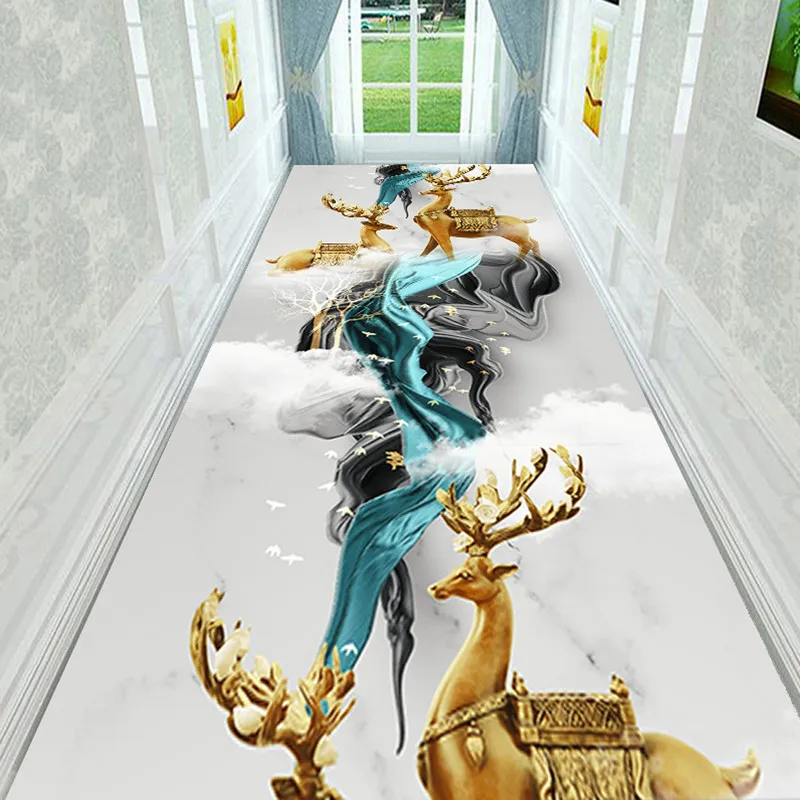 Роскошный ковер для прихожей с 3D принтом мягкий фланелевый детской комнаты